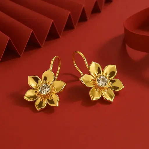Flower Shaped Ear rings