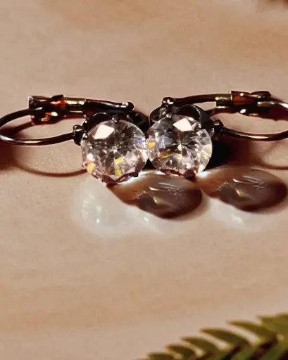 Crystal Radiance Leverback Earrings